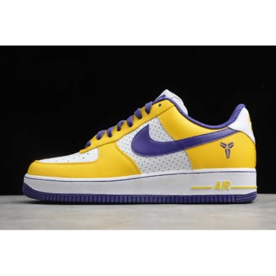 Nike Erkek Air Force 1 Low Sarı / Mor Kaykay Ayakkabı Türkiye - VV25L1VI